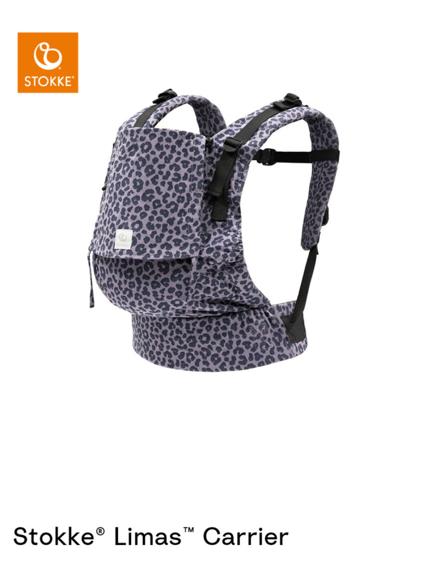 Stokke® limas™ mochila porta bebé flex leopard lilac - stokke - Stokke