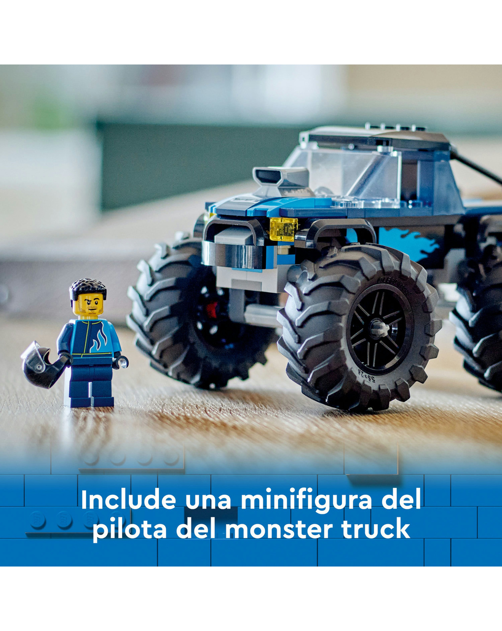 Monster truck azul - 60402 - lego city - LEGO