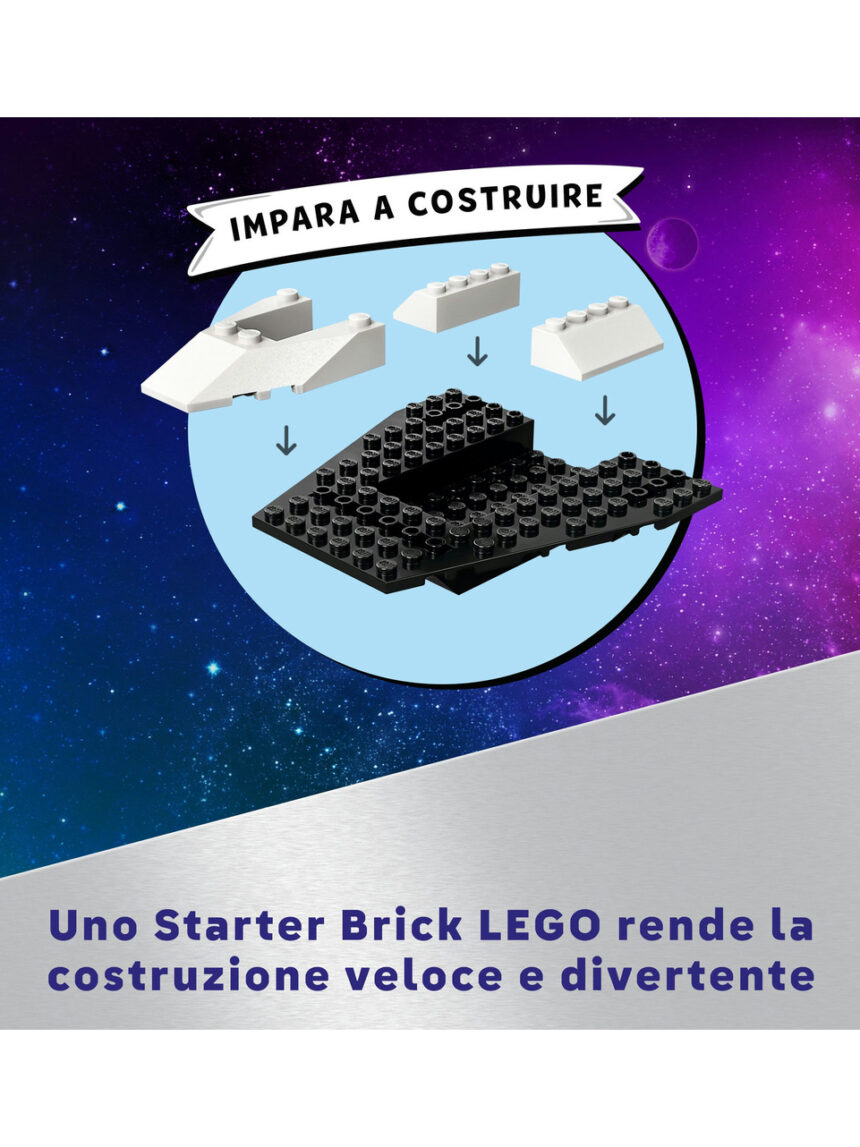 El transbordador espacial y el descubrimiento de asteroides - LEGO