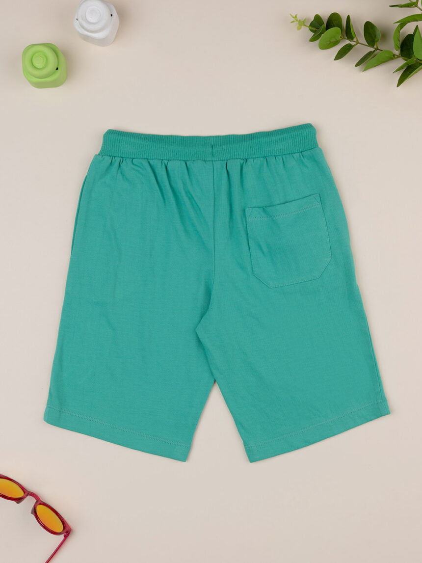 Pantalones cortos verdes niño - Prénatal