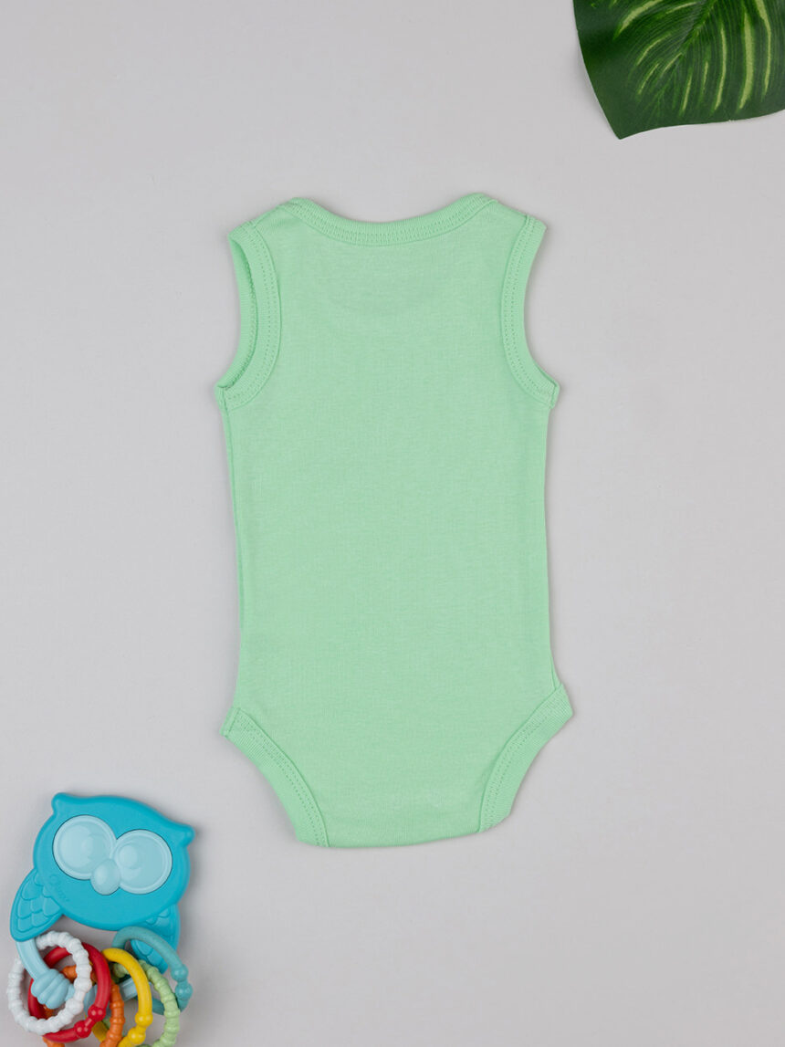 Body verde bebé con estampado - Prénatal