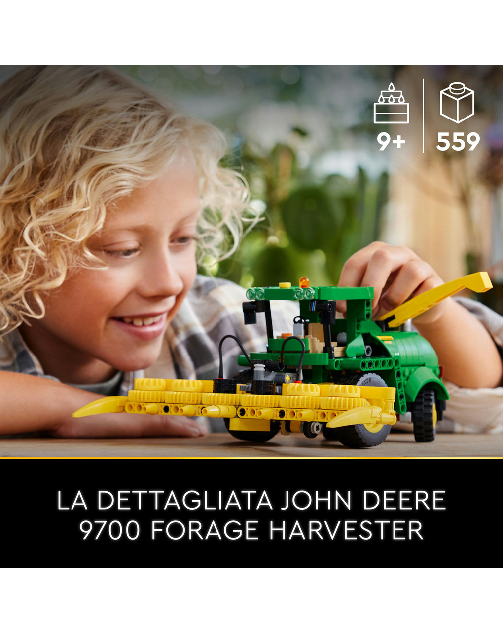 Cosechadora de forraje john deere 9700 - 42168 - lego technic - LEGO