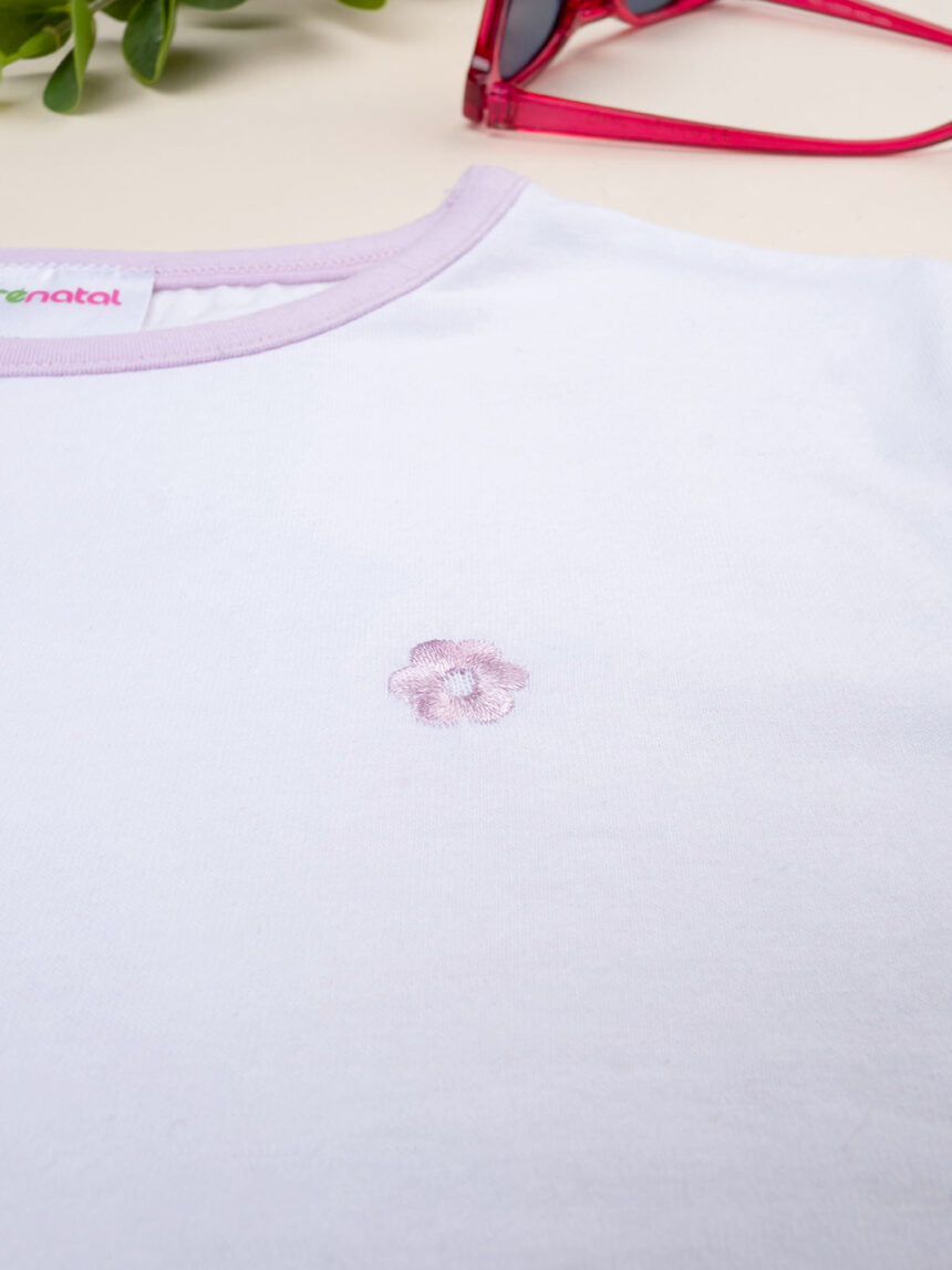 Camiseta de manga corta de niña morada - Prénatal