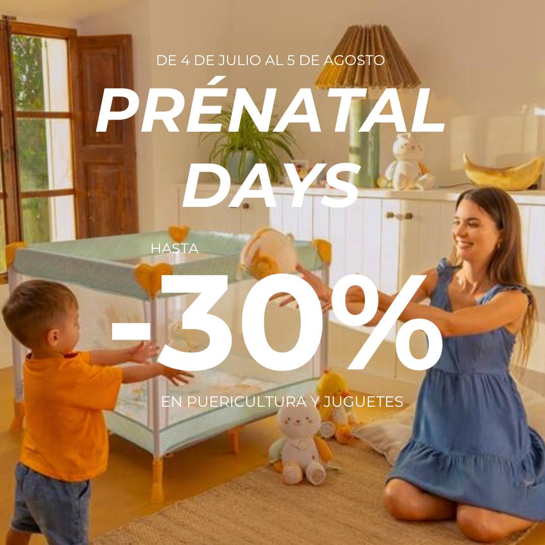 🎉 ¡Prénatal Days, hasta un -30%! 🎉

Hasta &#8230;